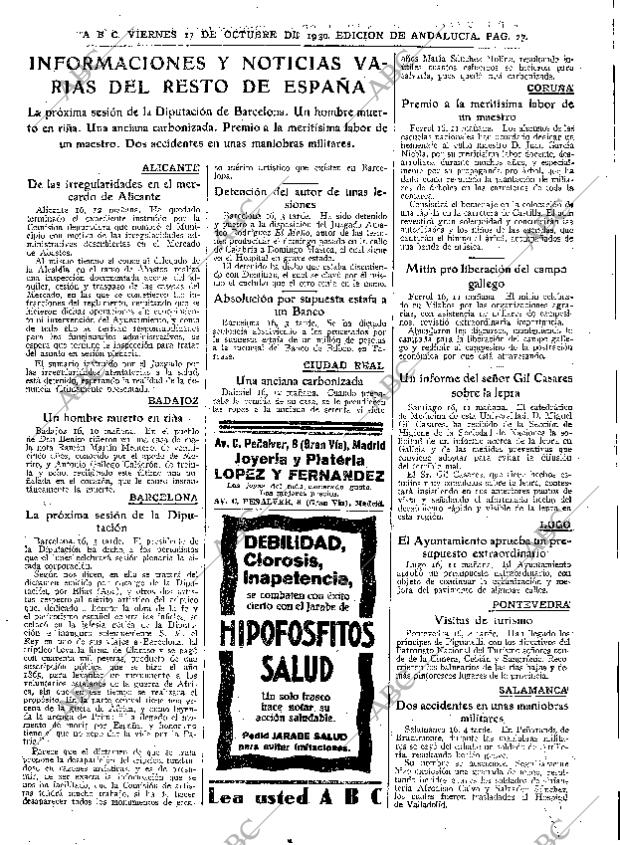ABC SEVILLA 17-10-1930 página 27