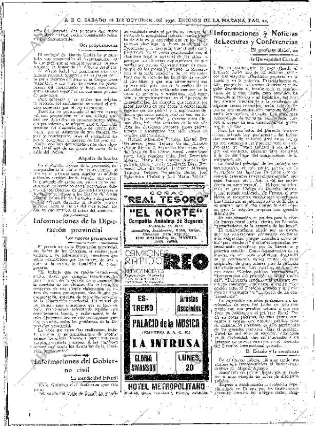 ABC MADRID 18-10-1930 página 22