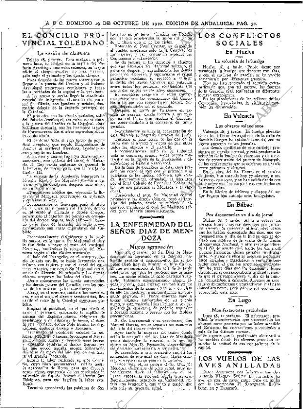 ABC SEVILLA 19-10-1930 página 32