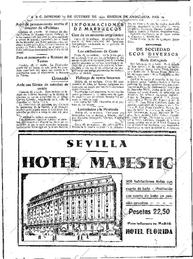 ABC SEVILLA 19-10-1930 página 34