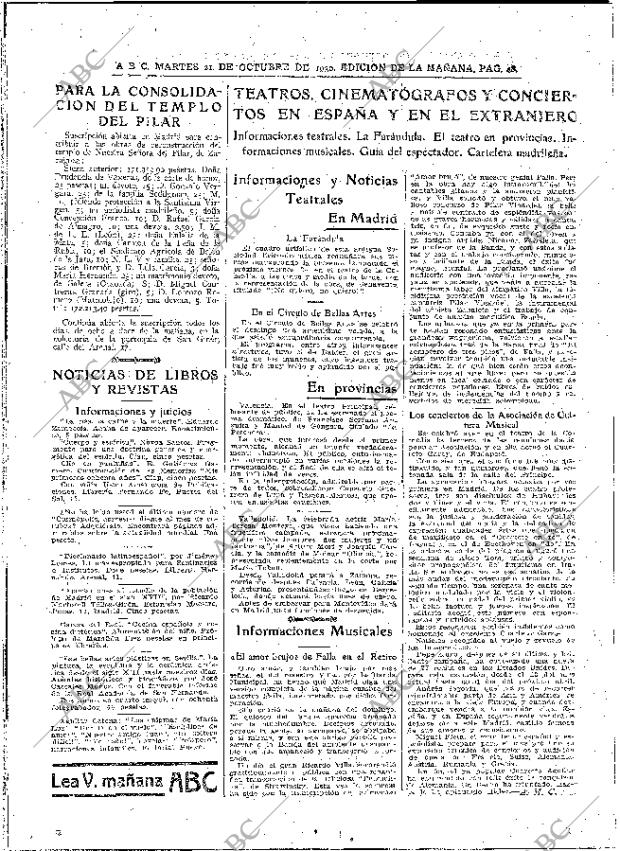 ABC MADRID 21-10-1930 página 48