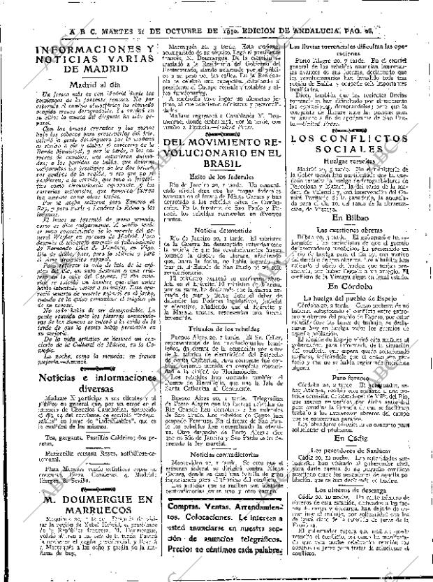 ABC SEVILLA 21-10-1930 página 26