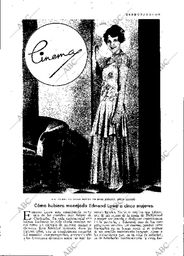 BLANCO Y NEGRO MADRID 26-10-1930 página 63