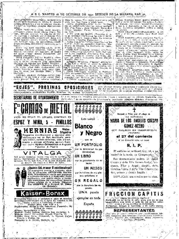 ABC MADRID 28-10-1930 página 52