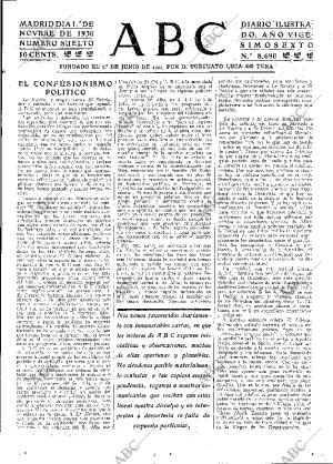 ABC MADRID 01-11-1930 página 15