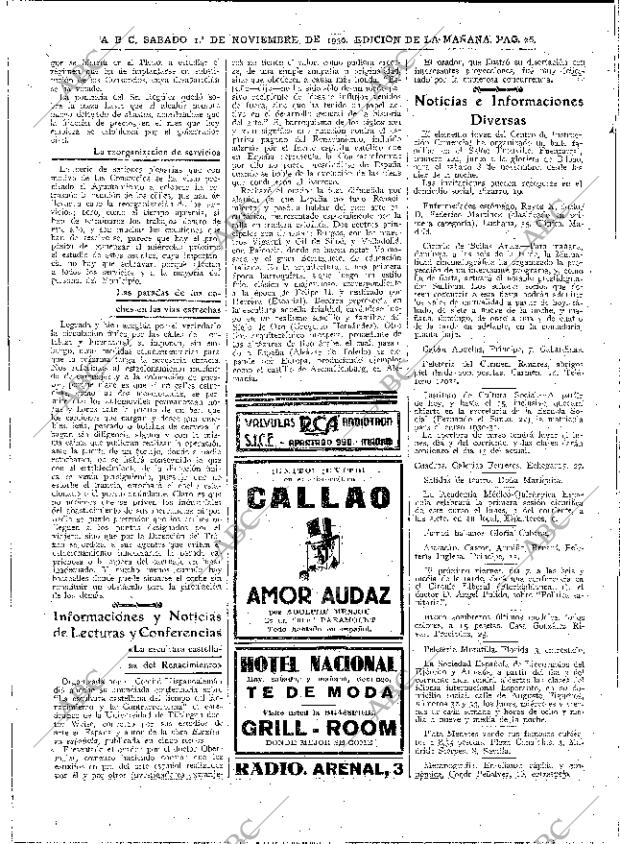 ABC MADRID 01-11-1930 página 26