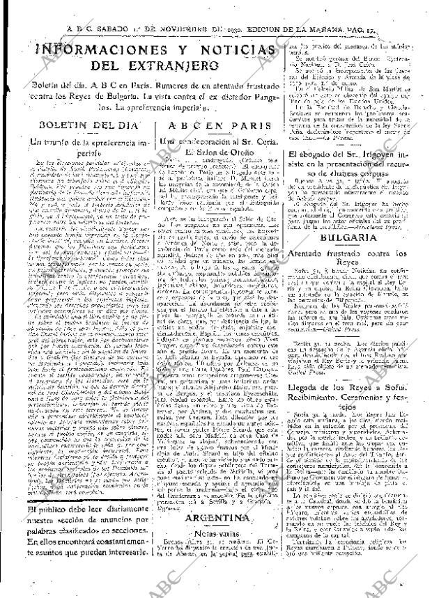 ABC MADRID 01-11-1930 página 27