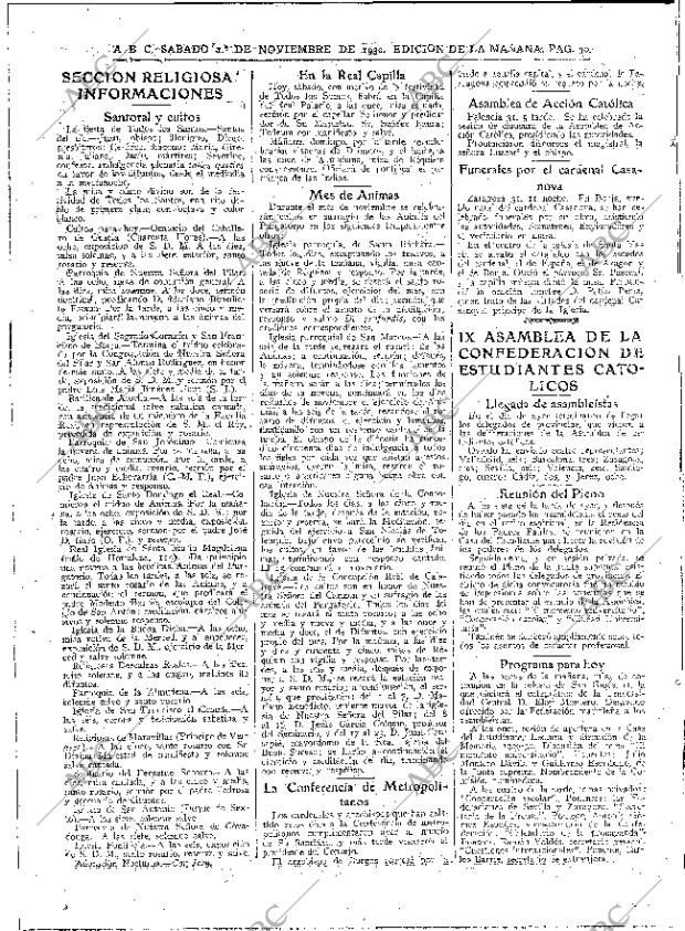 ABC MADRID 01-11-1930 página 30
