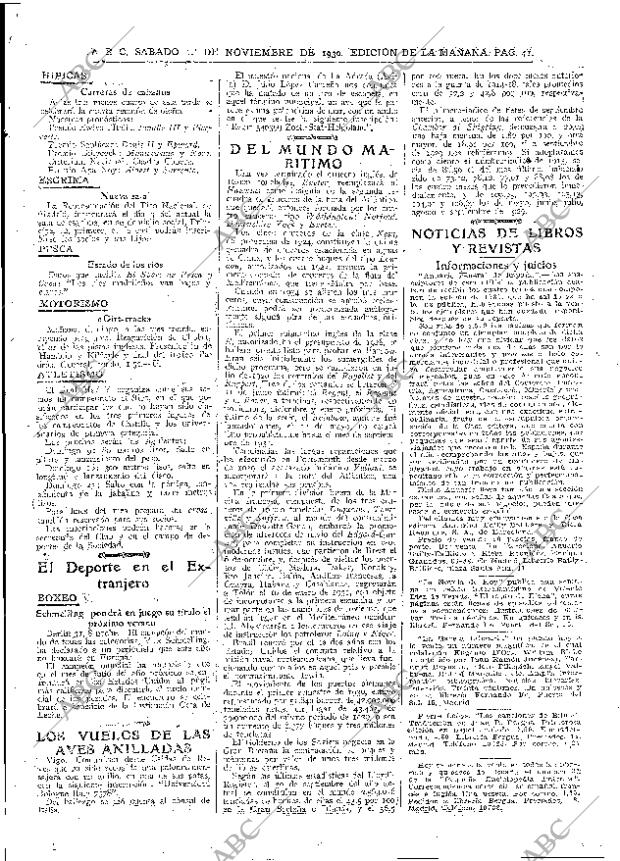 ABC MADRID 01-11-1930 página 41