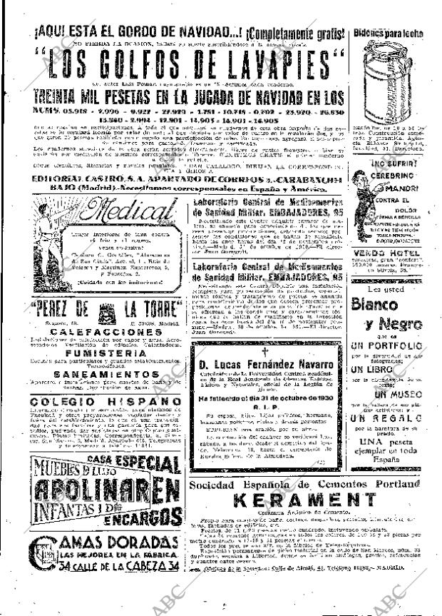 ABC MADRID 01-11-1930 página 49
