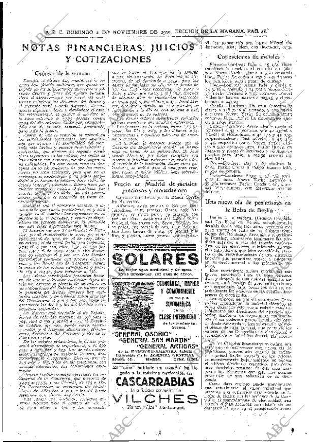 ABC MADRID 02-11-1930 página 41