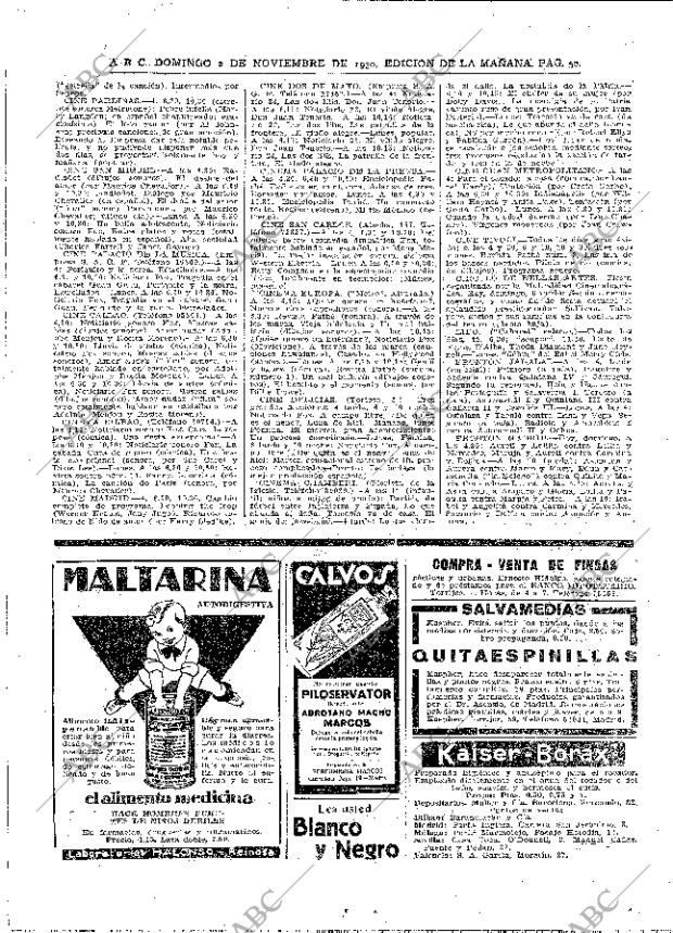 ABC MADRID 02-11-1930 página 50