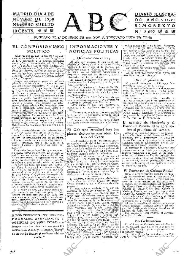 ABC MADRID 04-11-1930 página 17