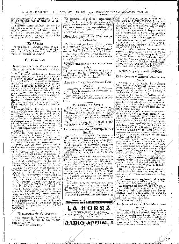 ABC MADRID 04-11-1930 página 18