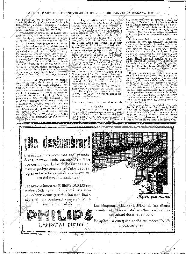 ABC MADRID 04-11-1930 página 20