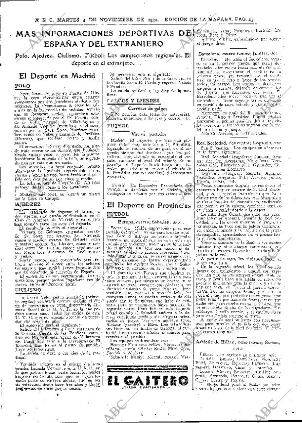 ABC MADRID 04-11-1930 página 43