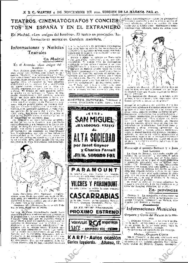 ABC MADRID 04-11-1930 página 47