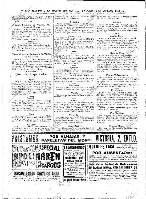 ABC MADRID 04-11-1930 página 48