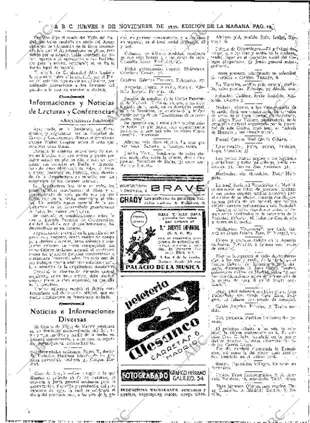 ABC MADRID 06-11-1930 página 22