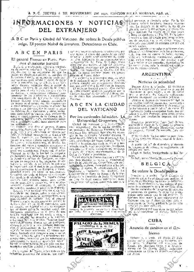 ABC MADRID 06-11-1930 página 27