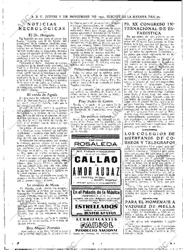 ABC MADRID 06-11-1930 página 32