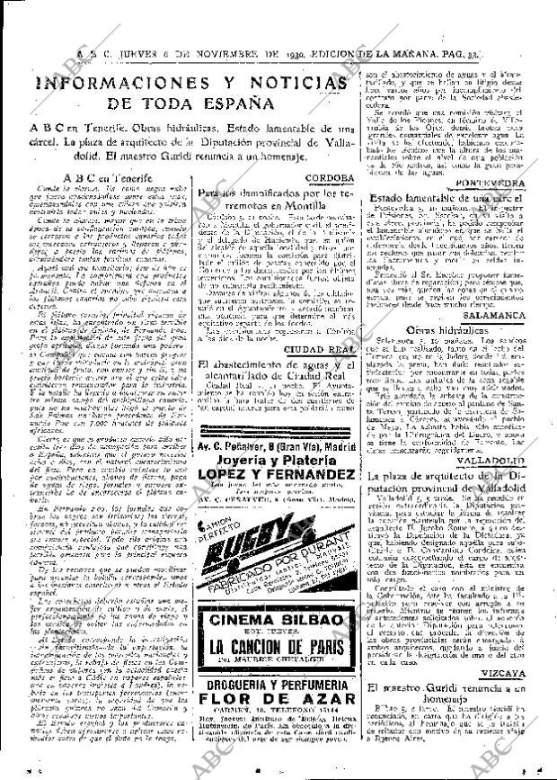 ABC MADRID 06-11-1930 página 33
