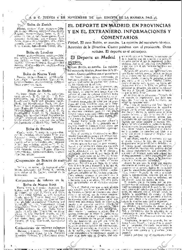 ABC MADRID 06-11-1930 página 36