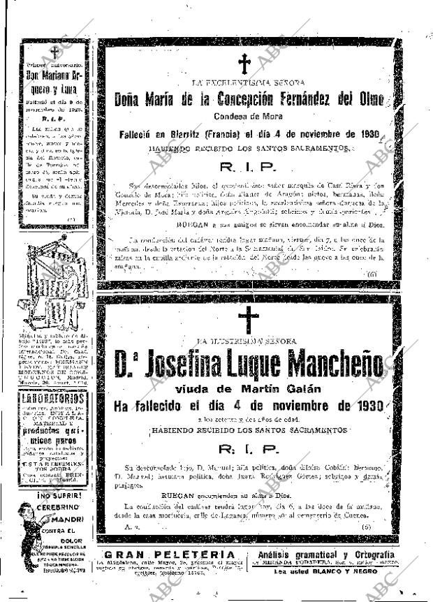 ABC MADRID 06-11-1930 página 49