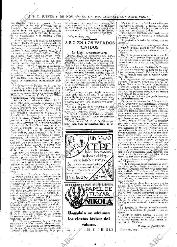 ABC MADRID 06-11-1930 página 7