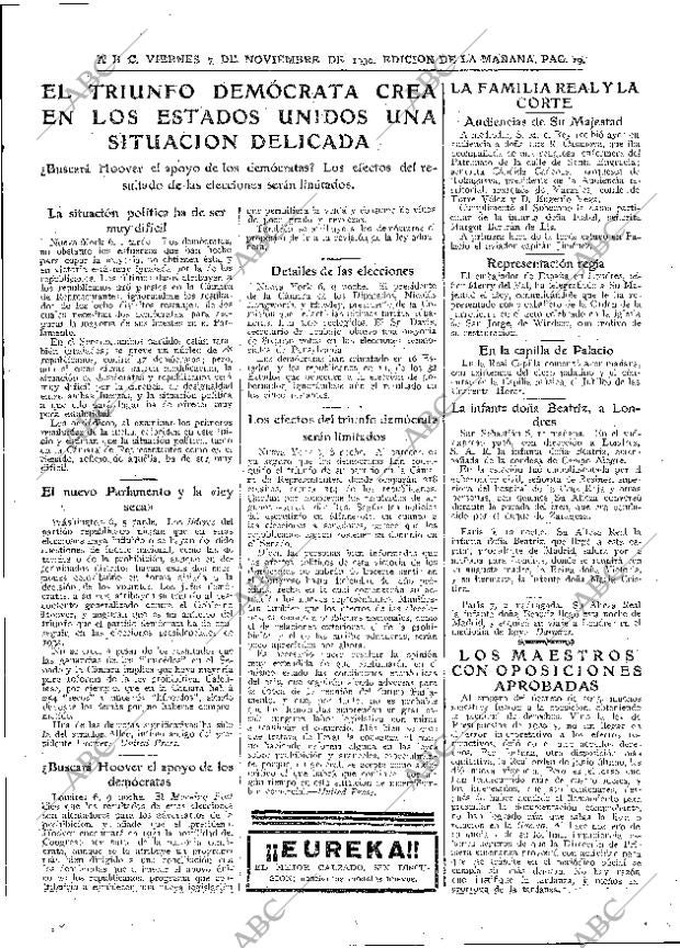 ABC MADRID 07-11-1930 página 19