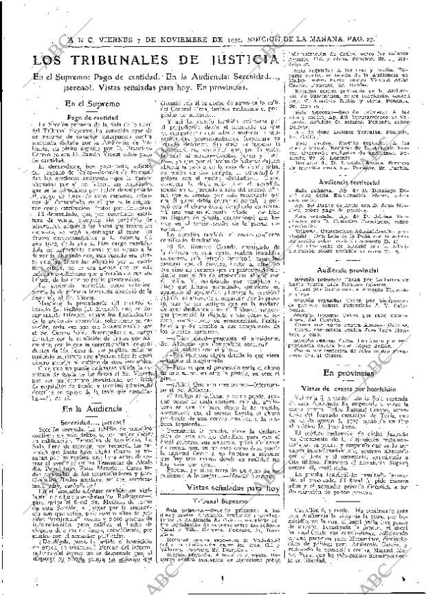 ABC MADRID 07-11-1930 página 27