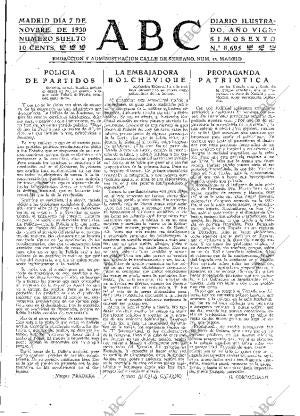ABC MADRID 07-11-1930 página 3