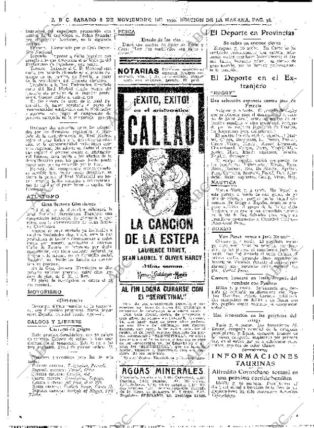 ABC MADRID 08-11-1930 página 38