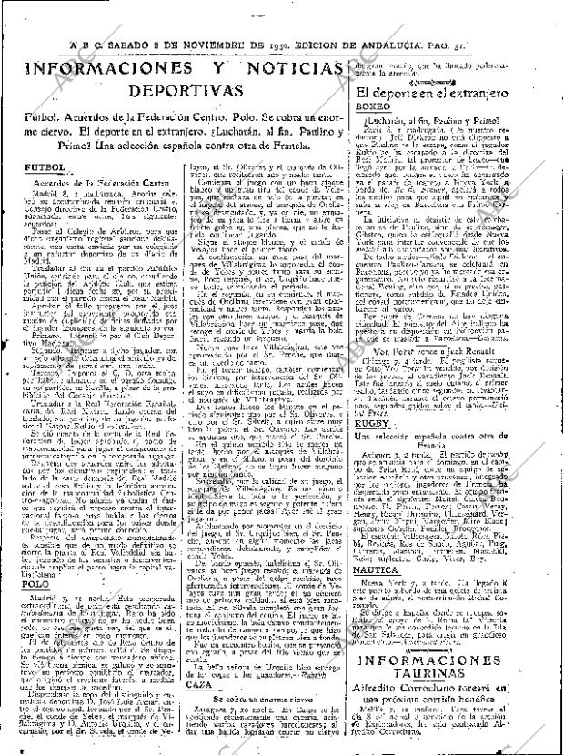 ABC SEVILLA 08-11-1930 página 23