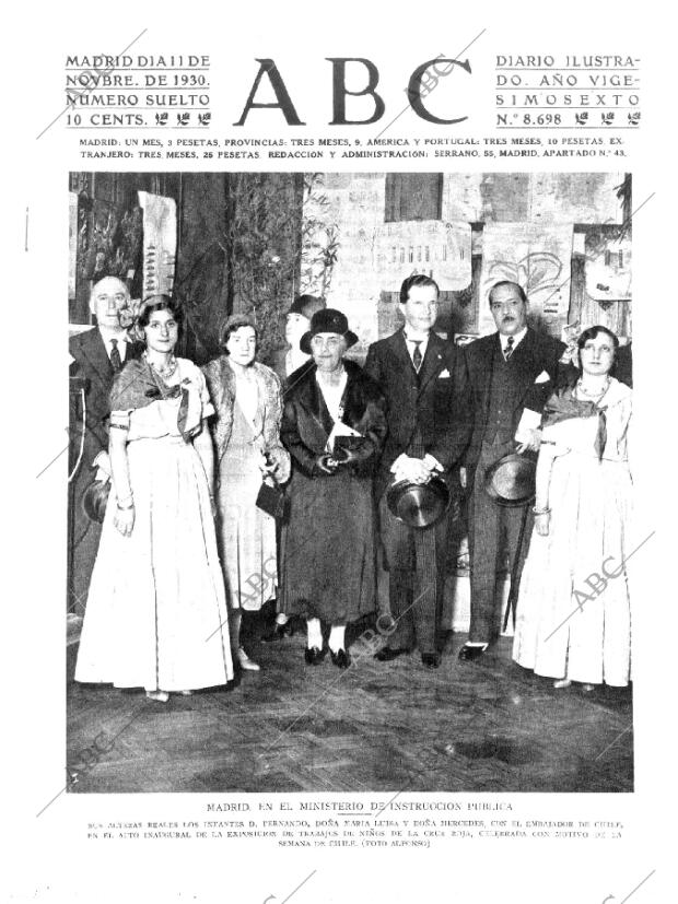 ABC MADRID 11-11-1930 página 1