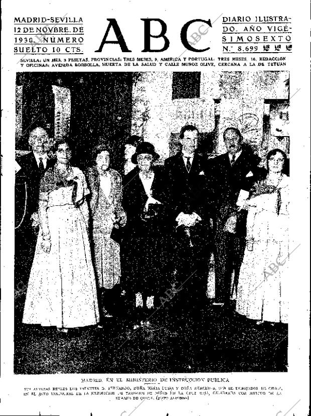 ABC SEVILLA 12-11-1930 página 1
