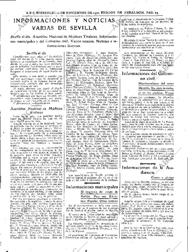 ABC SEVILLA 12-11-1930 página 19