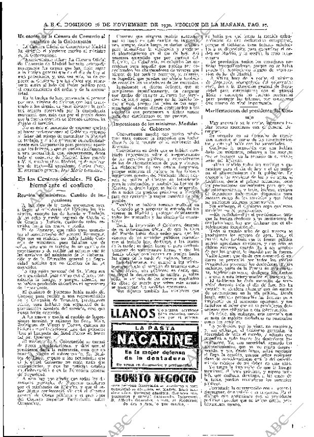 ABC MADRID 16-11-1930 página 5