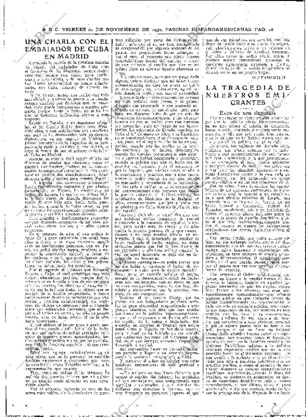 ABC MADRID 21-11-1930 página 10