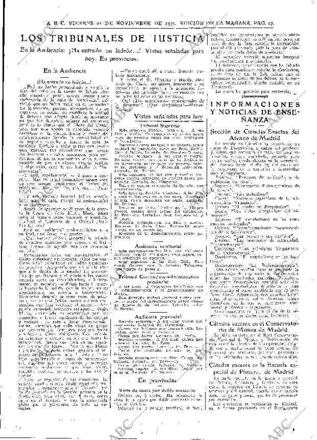 ABC MADRID 21-11-1930 página 27