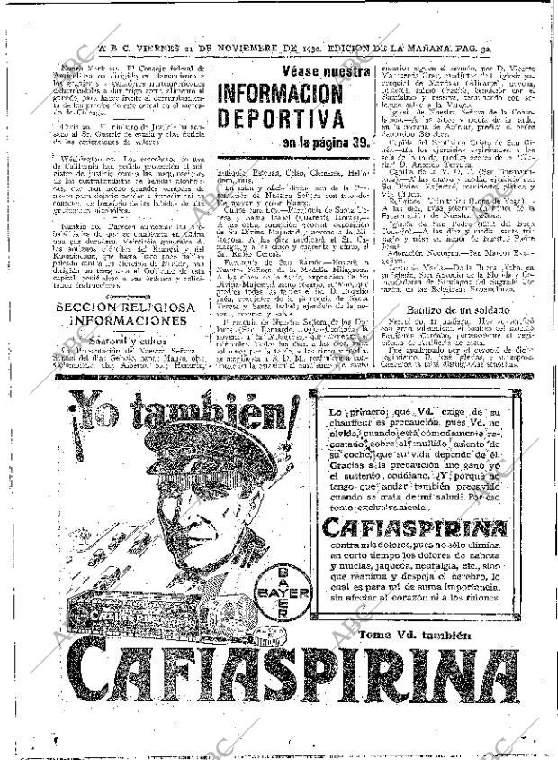 ABC MADRID 21-11-1930 página 32