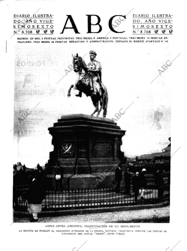 ABC MADRID 22-11-1930 página 1