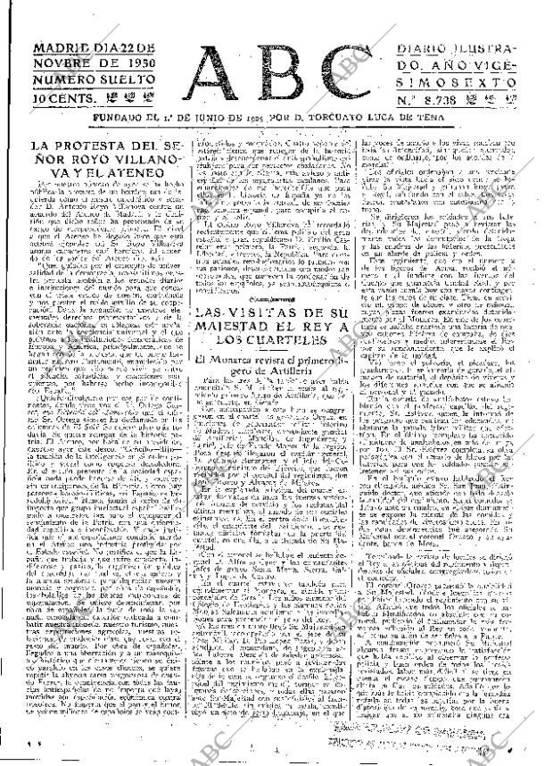 ABC MADRID 22-11-1930 página 15