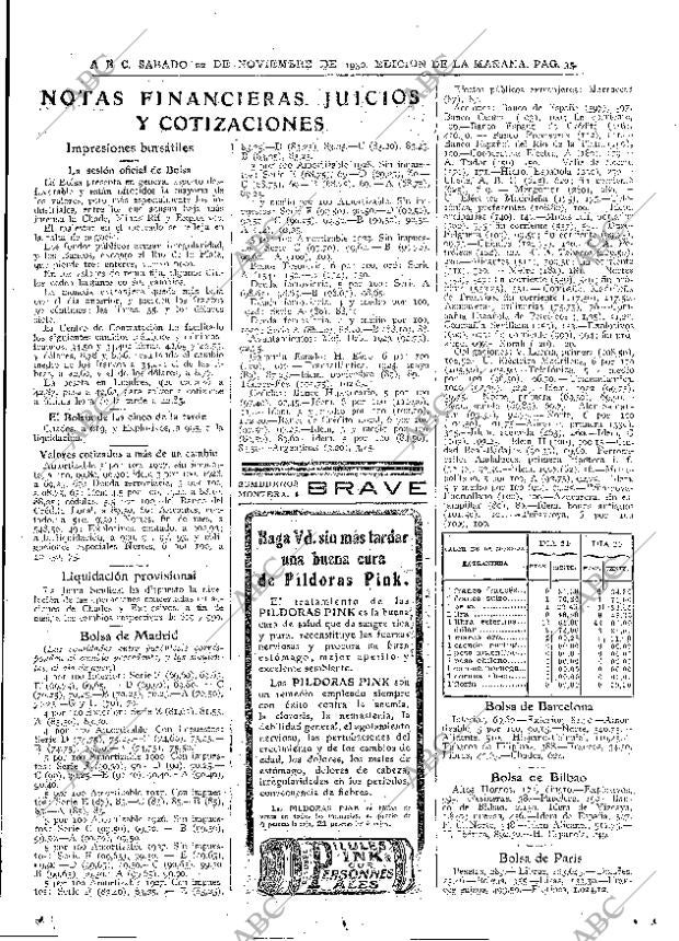 ABC MADRID 22-11-1930 página 35