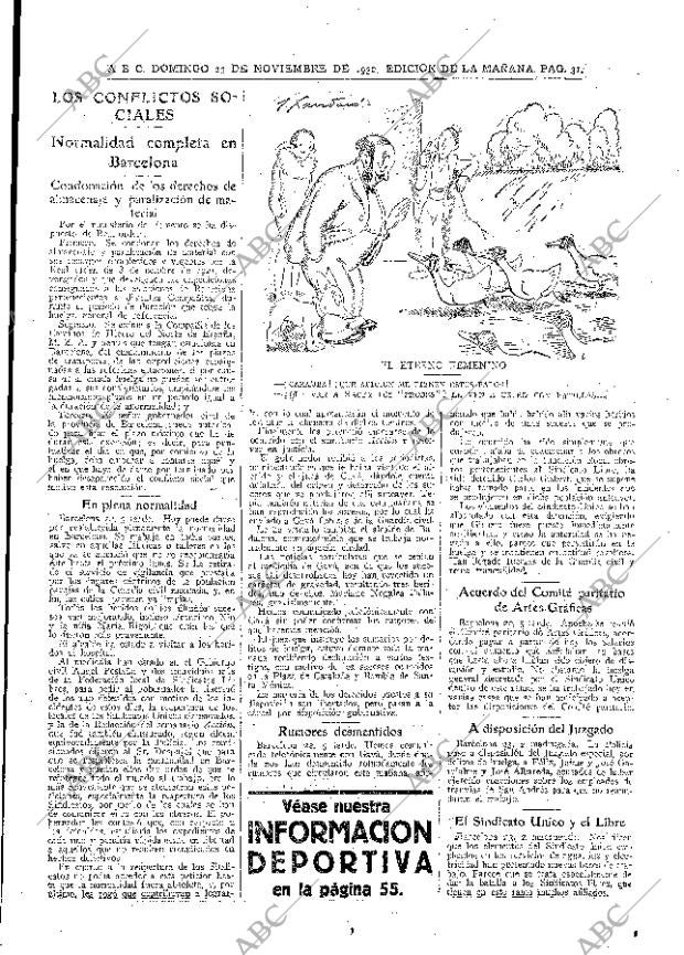 ABC MADRID 23-11-1930 página 31