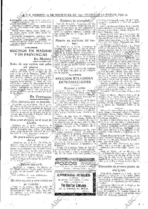 ABC MADRID 23-11-1930 página 49