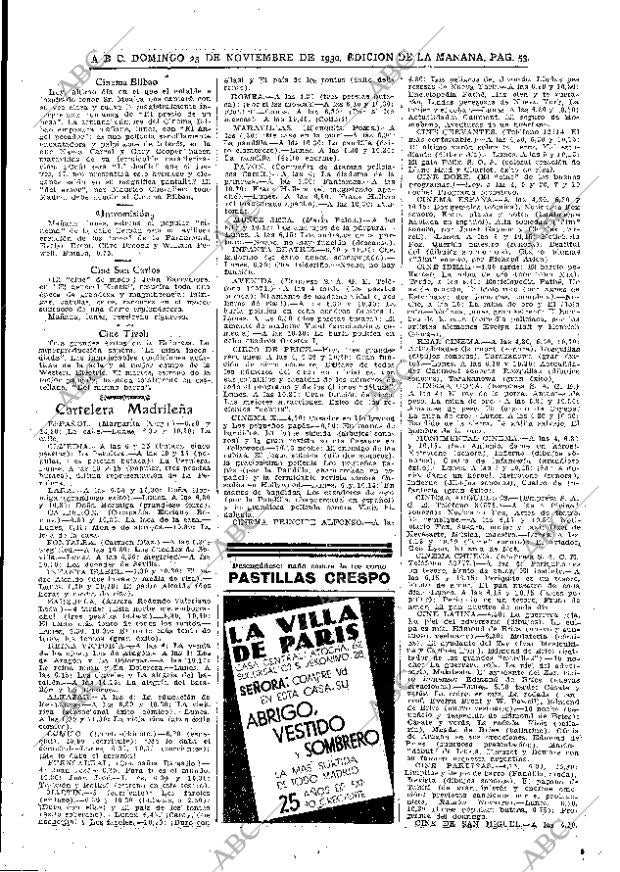 ABC MADRID 23-11-1930 página 53