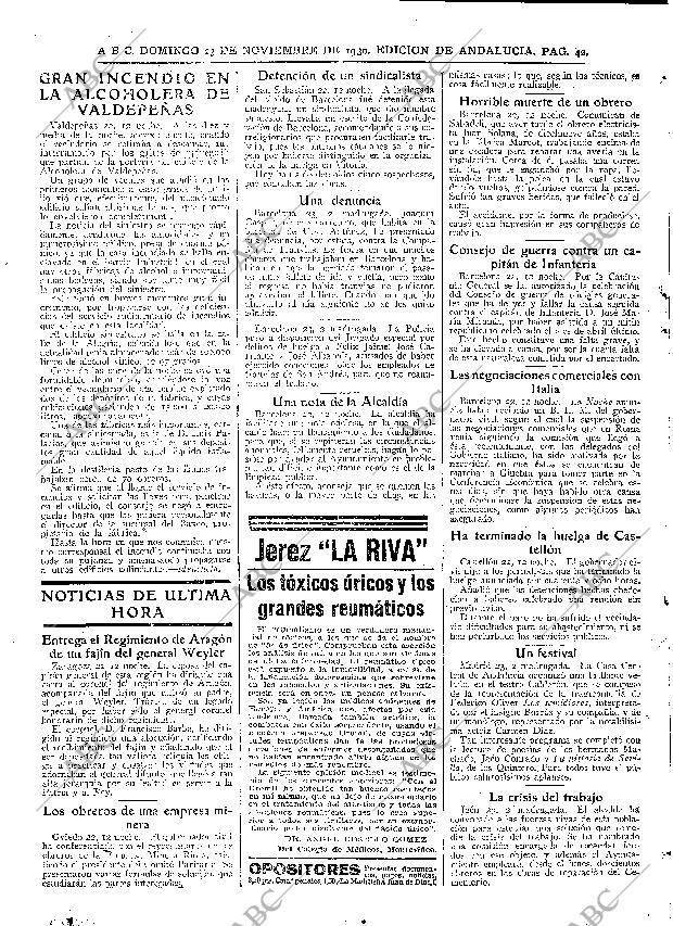 ABC SEVILLA 23-11-1930 página 42