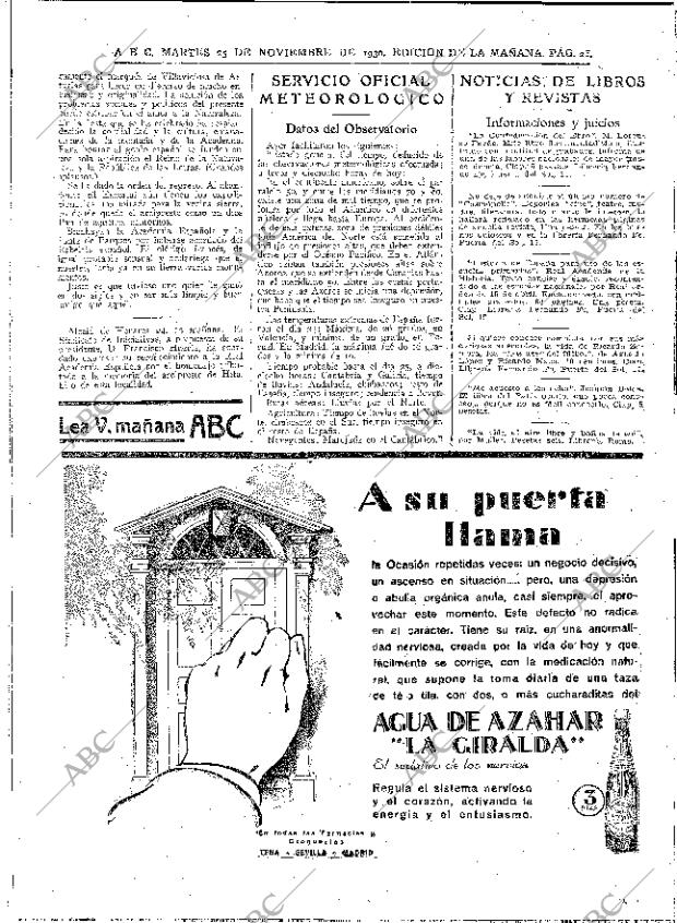 ABC MADRID 25-11-1930 página 26