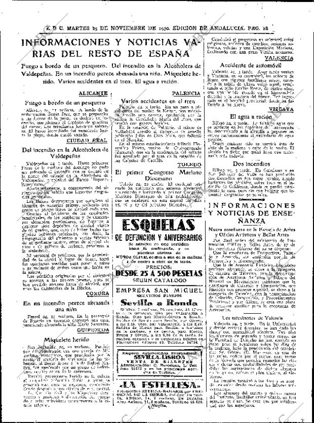 ABC SEVILLA 25-11-1930 página 28